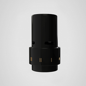 Термоголовка жидкостная ROYAL THERMO Design, Click (черная)
